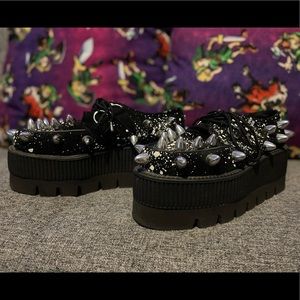 T.U.K. Lug Sole Spiked Creepers Size 8
